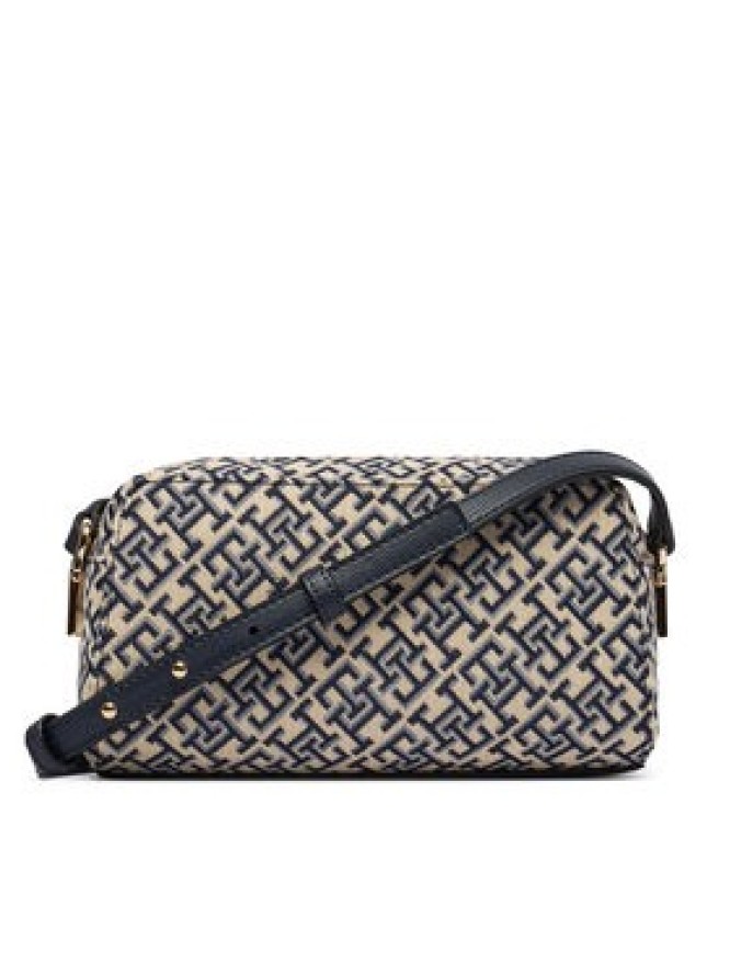 Tommy Hilfiger Torebka Th Grace Camera Bag Jacquard AW0AW18864 Granatowy