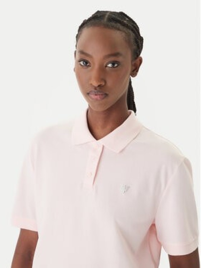 Guess Polo V6GP11 K3278 Różowy Regular Fit