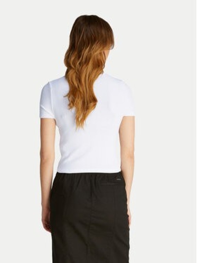 Calvin Klein Jeans T-Shirt J20J225239 Biały Slim Fit