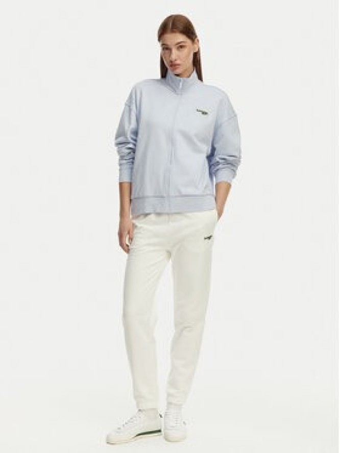 Lacoste Spodnie dresowe XF7604 Biały Regular Fit