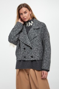 Płaszcz damski wełniany krótki ERMANNO FIRENZE