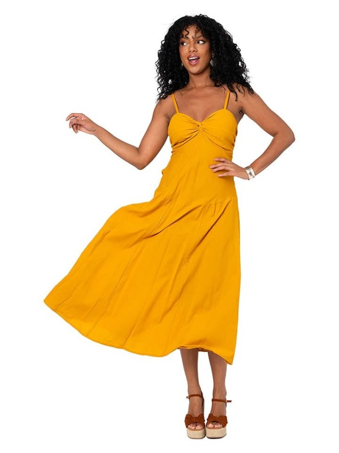 Aller Simplement Sukienka w kolorze żółtym rozmiar: 38/40