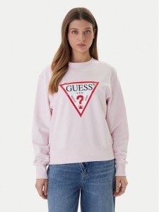 Guess Bluza W2YQ16 KBA11 Różowy Regular Fit