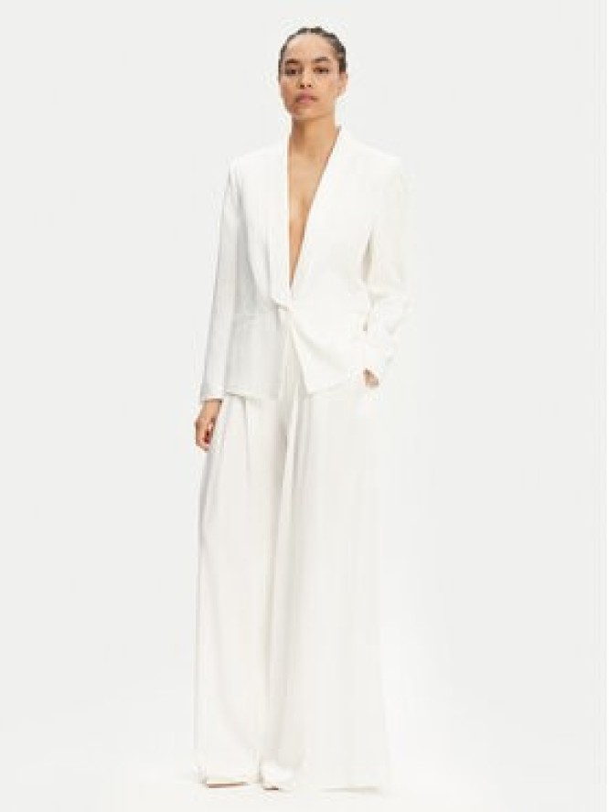 BOSS Spodnie palazzo Tetosa 50540618 Biały Relaxed Fit