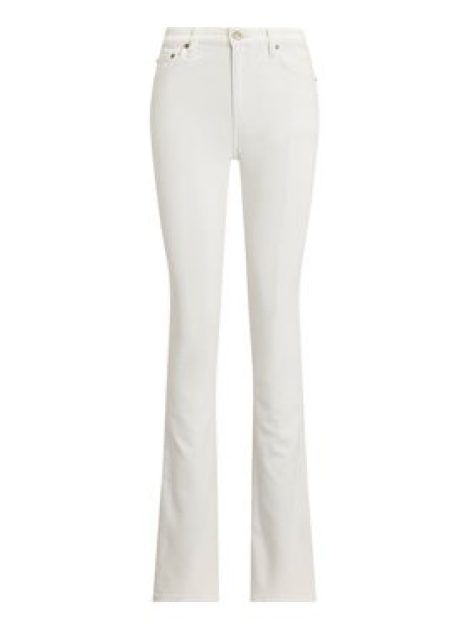 LAUREN RALPH LAUREN Jeansy 200926081001 Biały Bootcut Fit