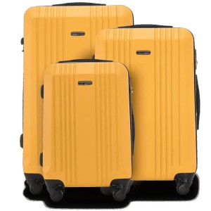 Komplet 3 walizek Wings KESTREL Yellow