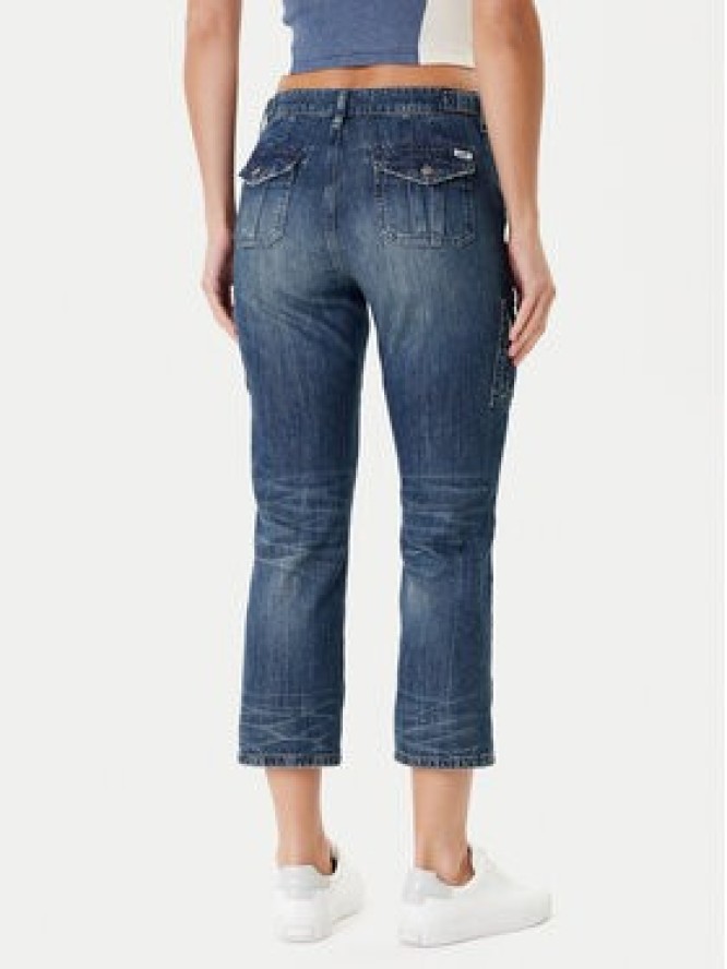 Guess Jeansy W5YA2D D5R0D Granatowy Straight Leg