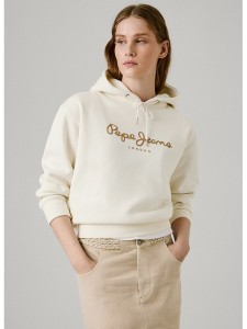 Pepe Jeans Bluza "Baddy" w kolorze kremowym rozmiar: M
