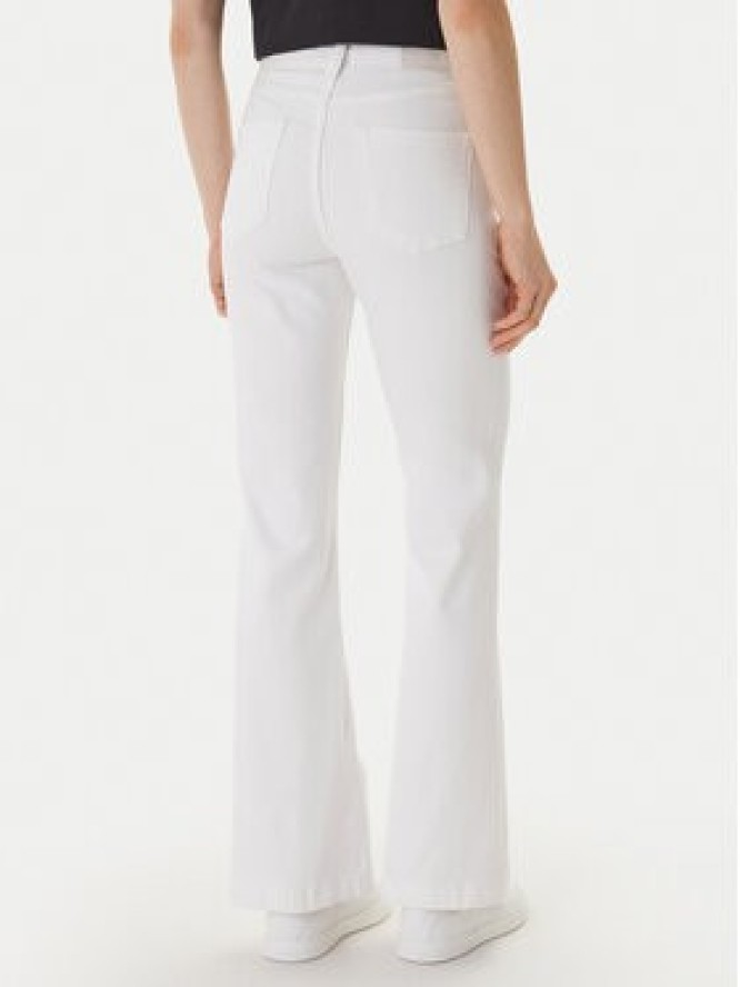 DKNY Jeansy DJ4M4005 Biały Flare Fit