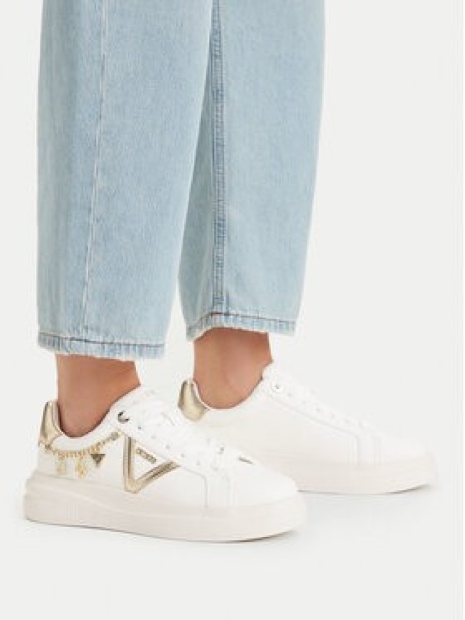 Guess Sneakersy FLTBTT LEA12 Biały