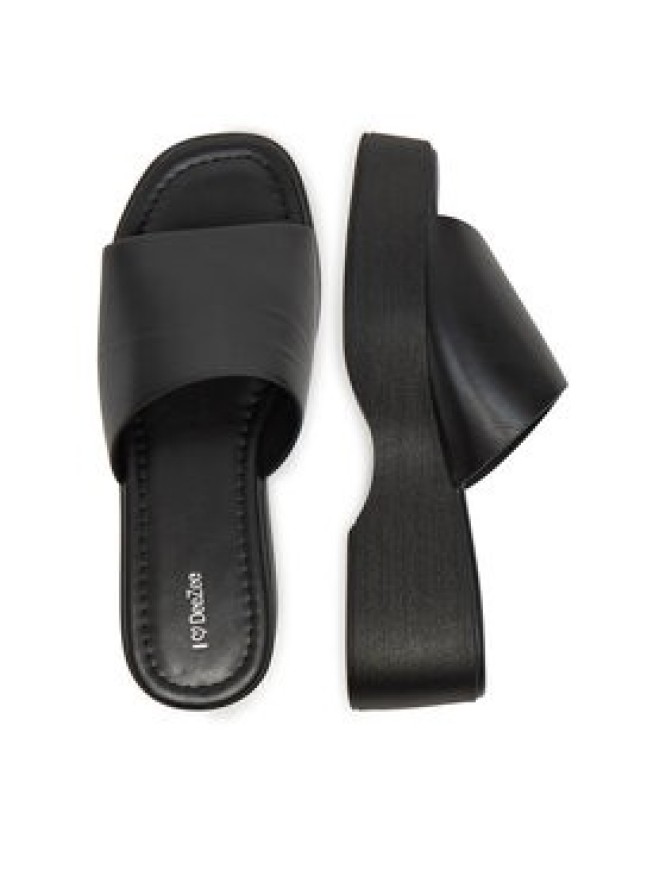 DeeZee Klapki ST024206-1 Czarny