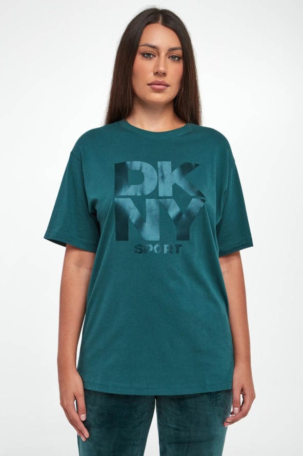 T-shirt damski DKNY