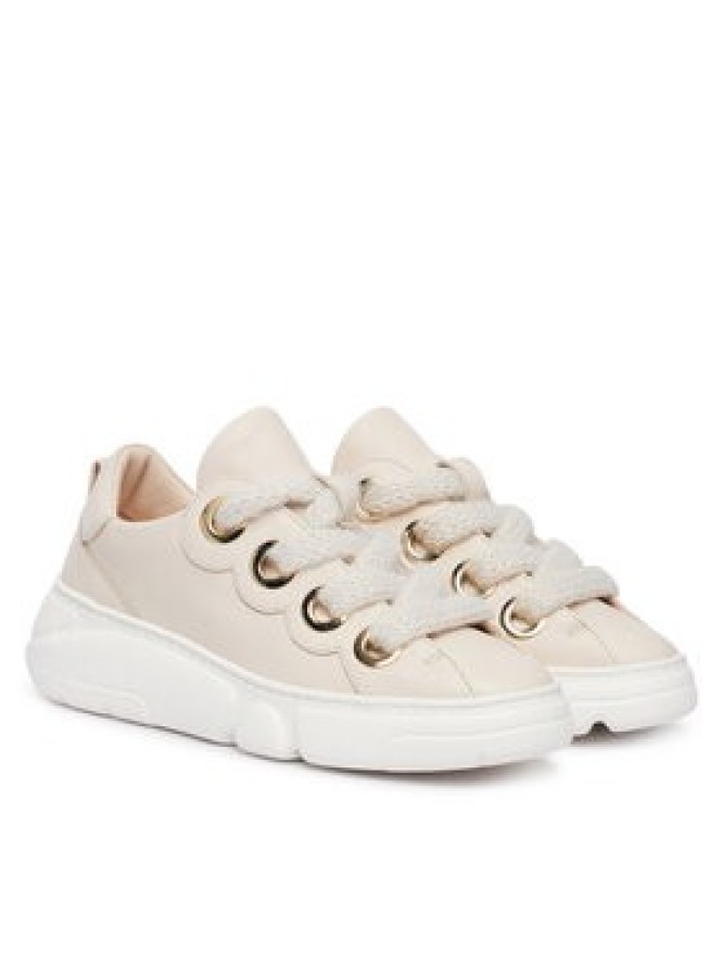 AGL Sneakersy Soft Bubble D938055PGS Kremowy
