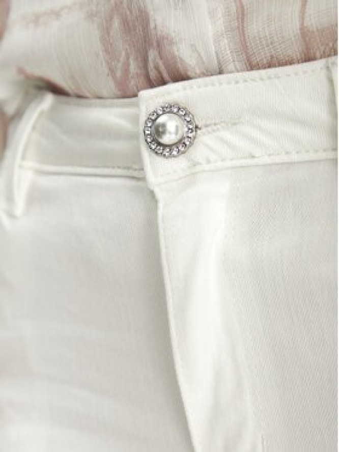 Guess Jeansy W5GA15 D5N71 Beżowy Skinny Fit