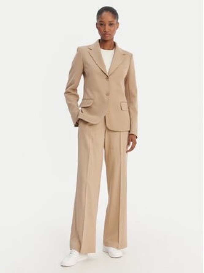 Weekend Max Mara Marynarka Ginnasta 2615911011 Beżowy Slim Fit