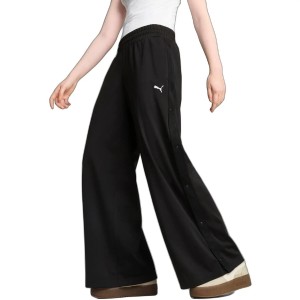 damskie Trousers Puma Wardrobe Ess Low Rise Popper Pants