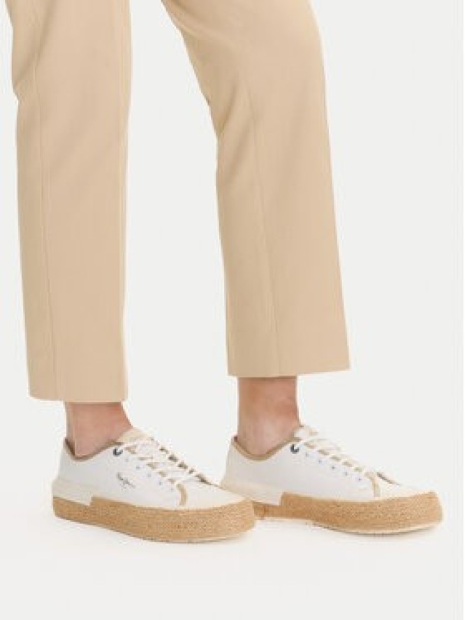 Pepe Jeans Espadryle Samoi Mix PLS31595 Biały