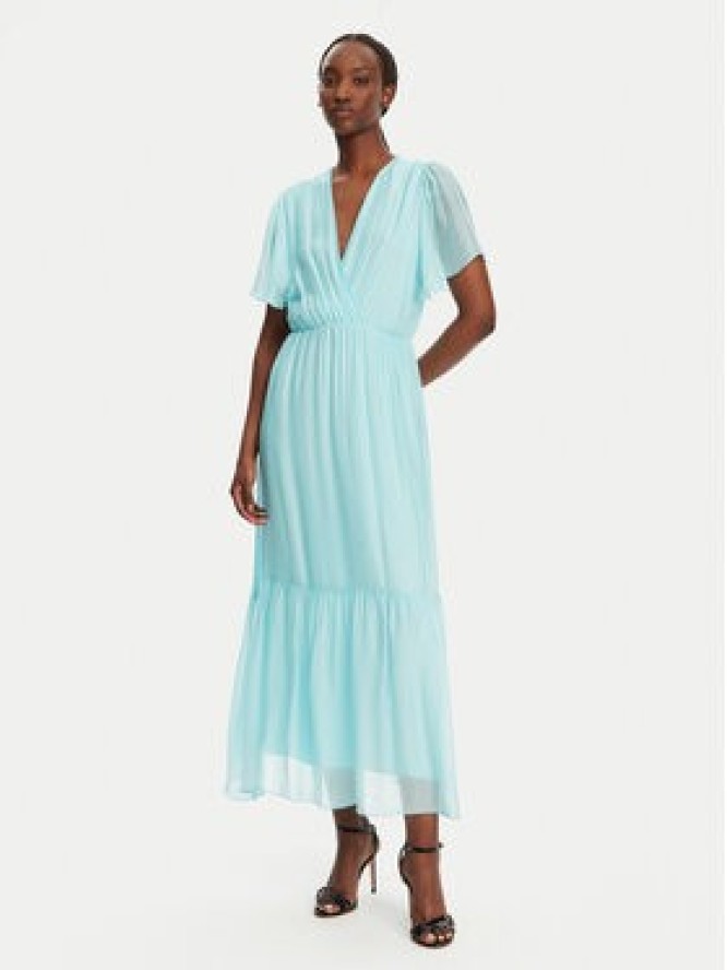 Haveone Sukienka letnia AFF-N006 Niebieski Loose Fit