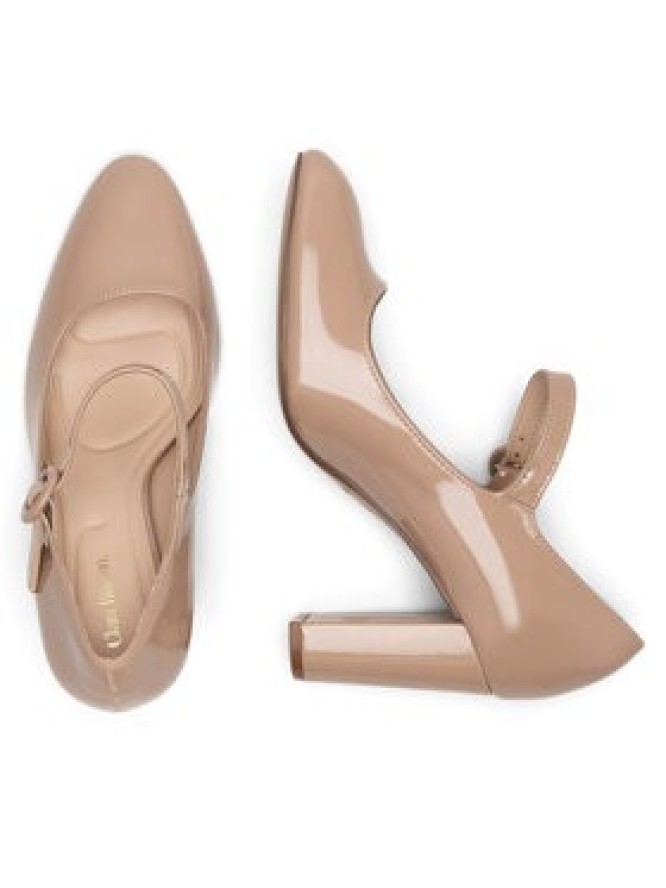 Clara Barson Czółenka LH24012-1 Beżowy