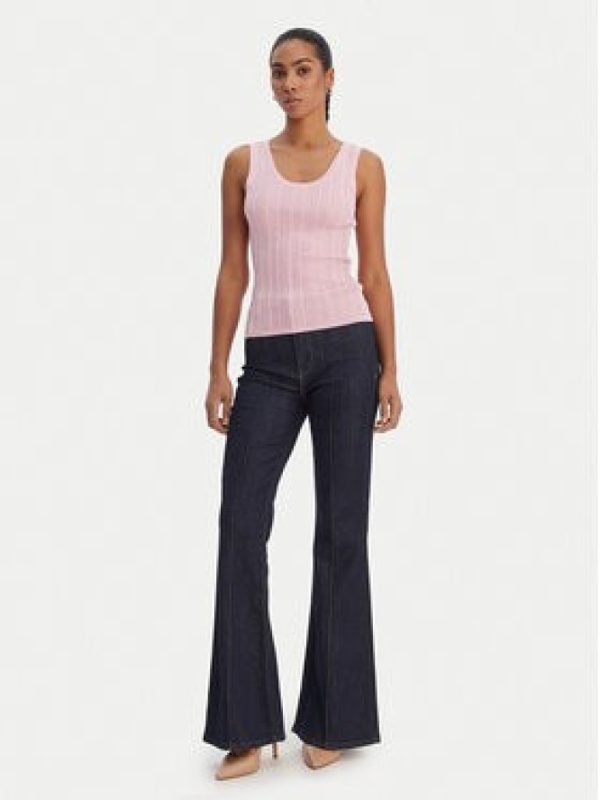 Fracomina Top FR26ST4005K524R9 Różowy Slim Fit