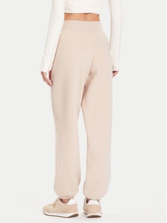 Guess Spodnie dresowe V5BB10 KB681 Beżowy Regular Fit