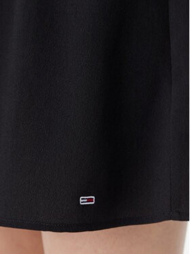 Tommy Jeans Sukienka letnia Essential DW0DW20613 Czarny Regular Fit