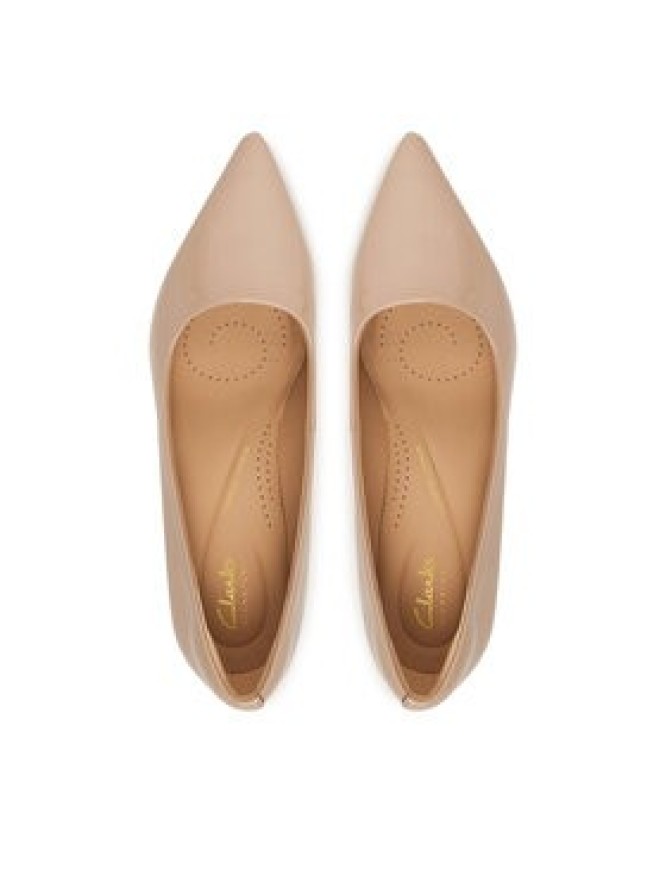 Clarks Czółenka Zarey Court 26183154 Beżowy