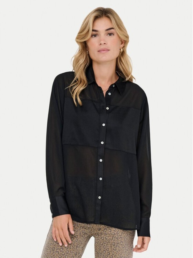 ONLY Koszula Star 15360299 Czarny Regular Fit