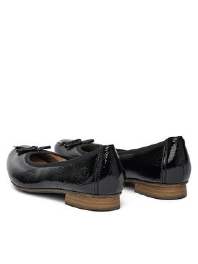 Rieker Baleriny 51950-00 Czarny