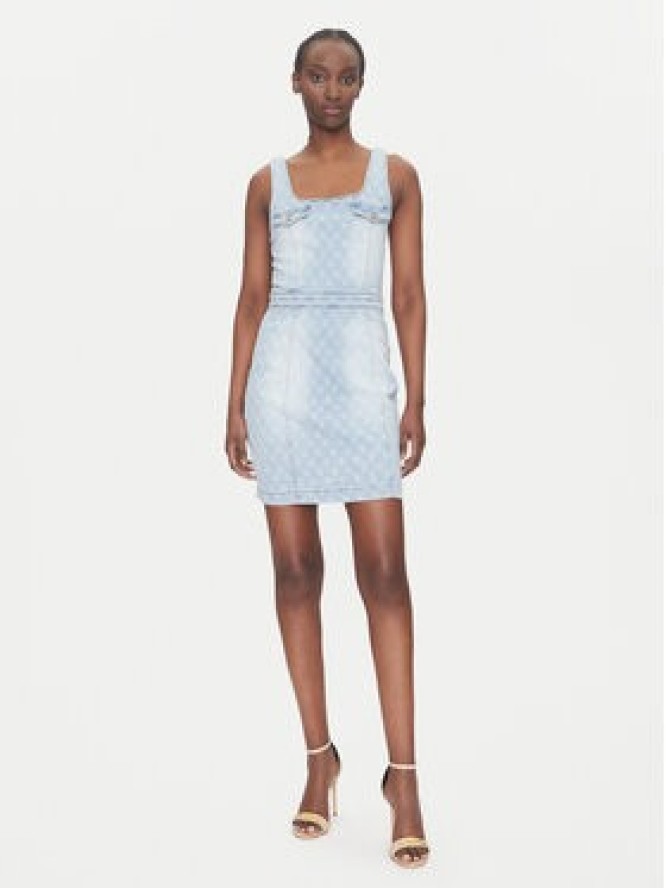 Gaudi Sukienka jeansowa 511BD16001 Niebieski Slim Fit