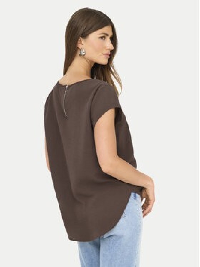 ONLY Bluzka Vic 15142784 Brązowy Regular Fit