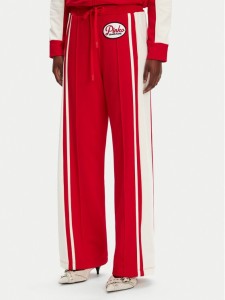 PINKO Spodnie dresowe Jacob 105272 A2MD Czerwony Relaxed Fit