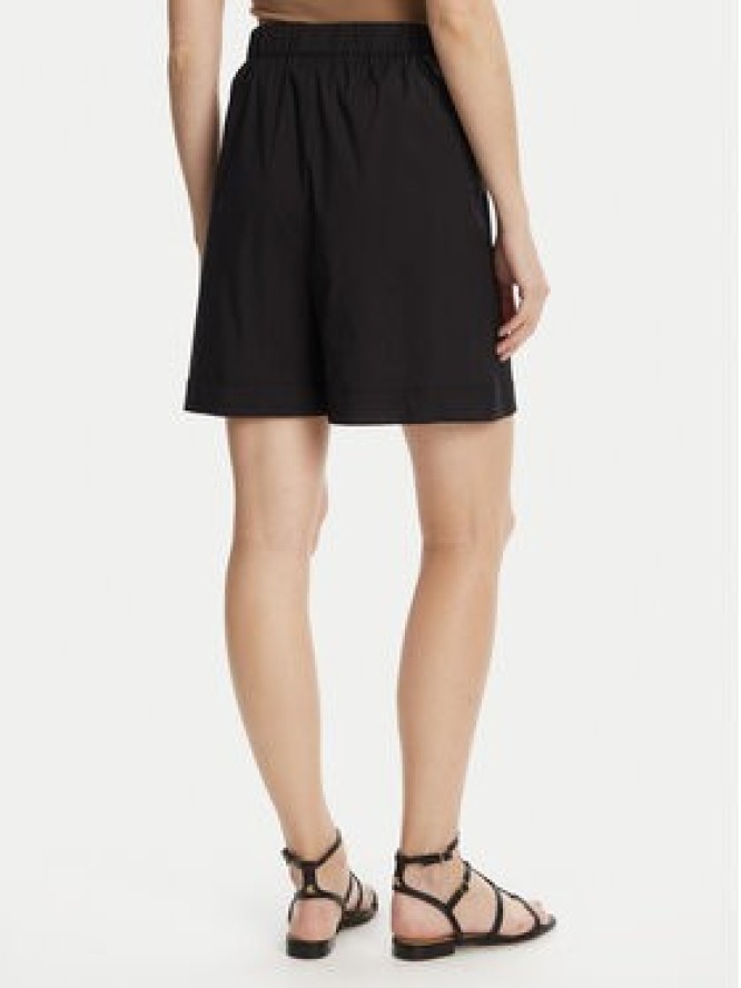 Max Mara Beachwear Bermudy Sultano 2516141019 Czarny Relaxed Fit