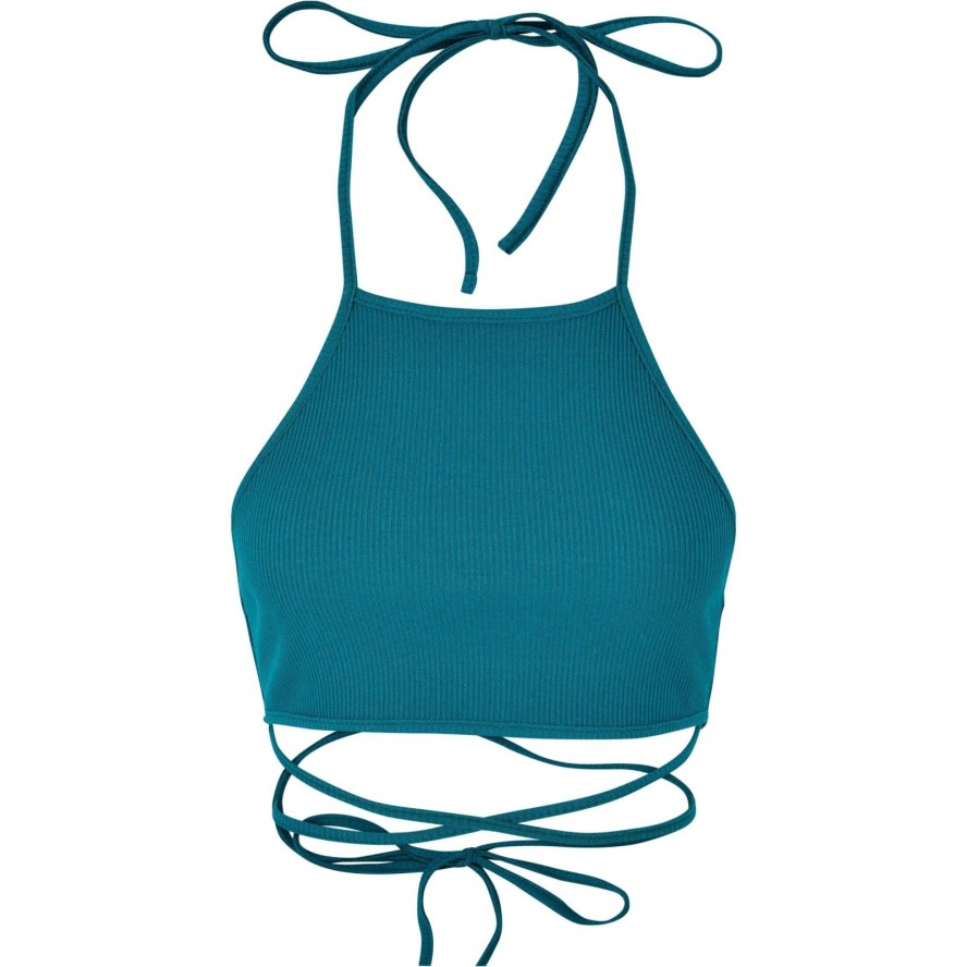 Damski prążkowany crop top Urban Classics