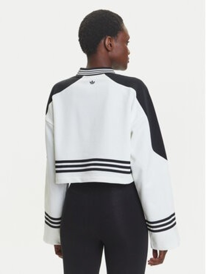 adidas Bluza Blocking JX7597 Biały Loose Fit