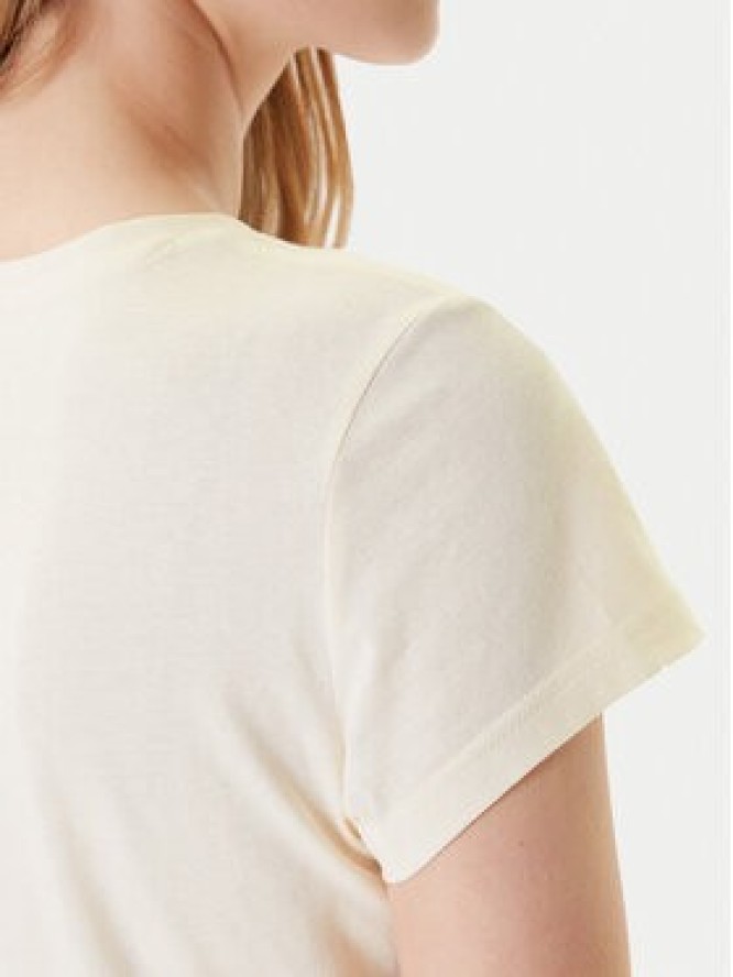 Mustang T-Shirt Loa 1016509 Écru Slim Fit