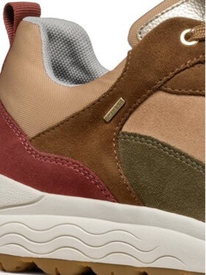 Geox Sneakersy D Spherica 4X4 B Abx D3626D 00022 CB3A8 Brązowy