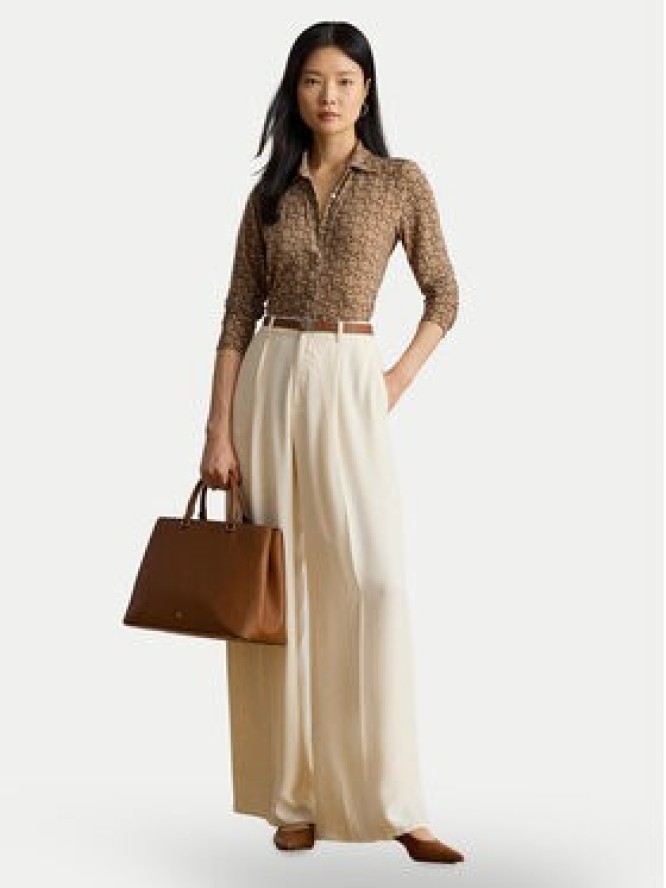 LAUREN RALPH LAUREN Koszula 200980178001 Beżowy Slim Fit