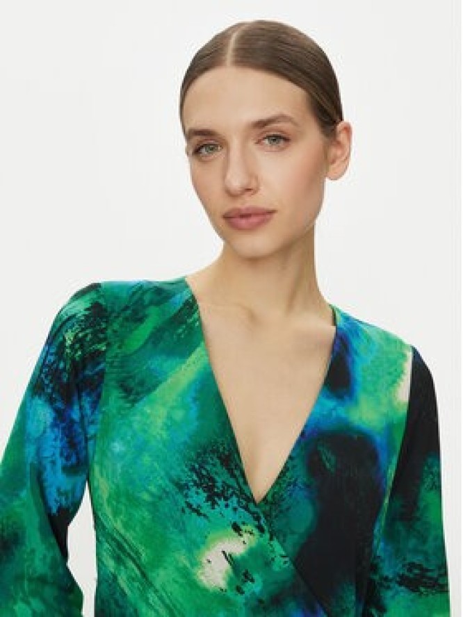 DKNY Sukienka koktajlowa DD4JYD34 Zielony Regular Fit