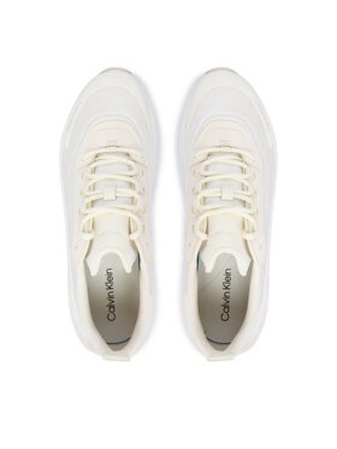 Calvin Klein Sneakersy Chunky Runner Laceup Hf Blst Ny HW0HW03111 Biały