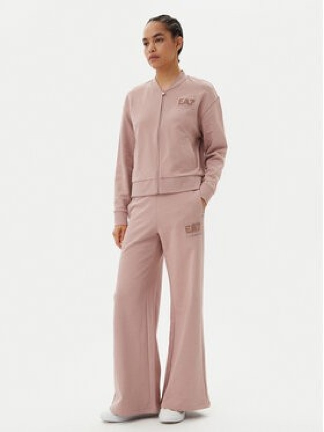 EA7 Emporio Armani Spodnie dresowe 7W000179 AF12473 U4079 Różowy Wide Leg