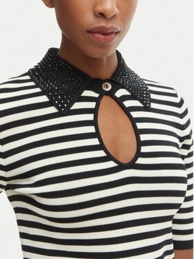 LOLA CASADEMUNT Bluzka LS2615114 Czarny Regular Fit