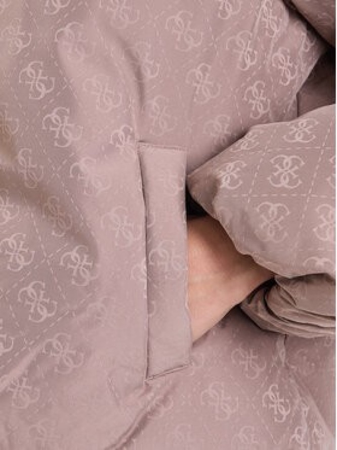 Guess Kurtka zimowa V5BL07 WGLW2 Beżowy Relaxed Fit