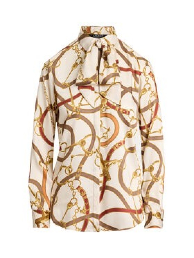 LAUREN RALPH LAUREN Koszula 200979807001 Biały Straight Fit