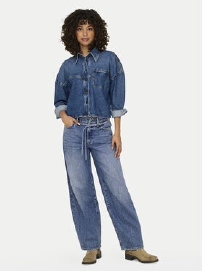 ONLY Jeansy Gianna 15325796 Niebieski Balloon Fit