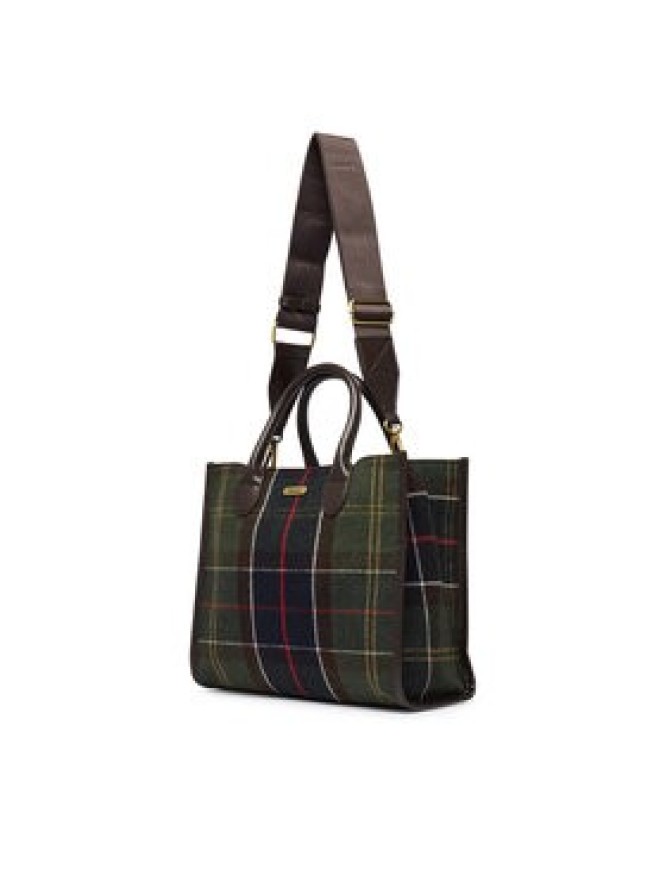 Barbour Torebka Barbour Barrhill Tartan Tote Bag LBA0423OL91 Brązowy