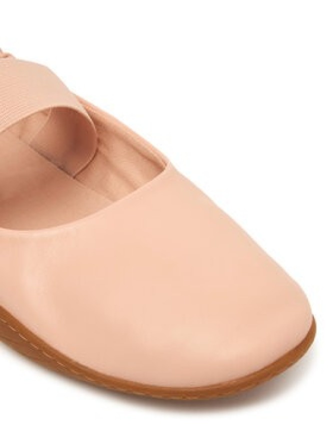 Calvin Klein Baleriny Ballet Sneaker Mj Lth HW0HW03308 Kremowy