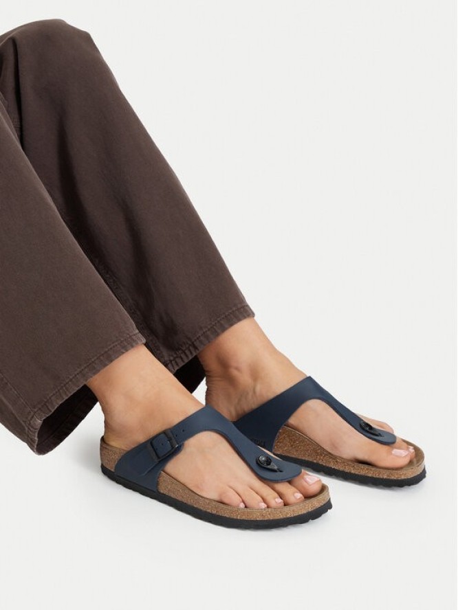 Birkenstock Japonki Gizeh Bs 0143623 Granatowy