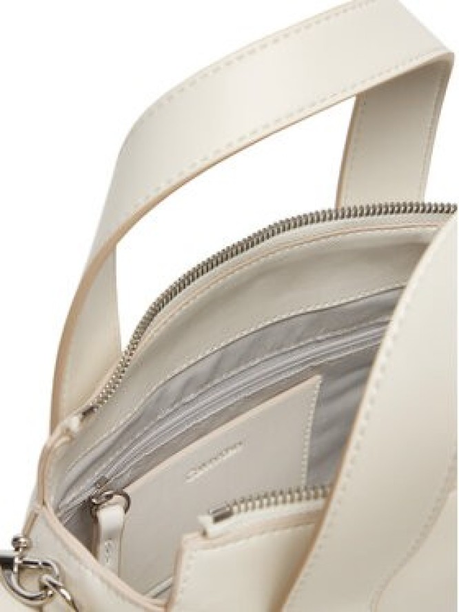 Calvin Klein Torebka Webbing Strap Pocket Bag LV04F3291G Biały