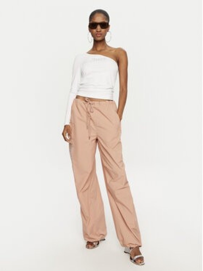 Juicy Couture Spodnie dresowe Ayla JCWBJ24306 Beżowy Loose Fit